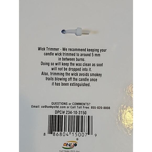 Candle Wick Trimmer Back Metal Heavy Duty - Picture 4 of 4